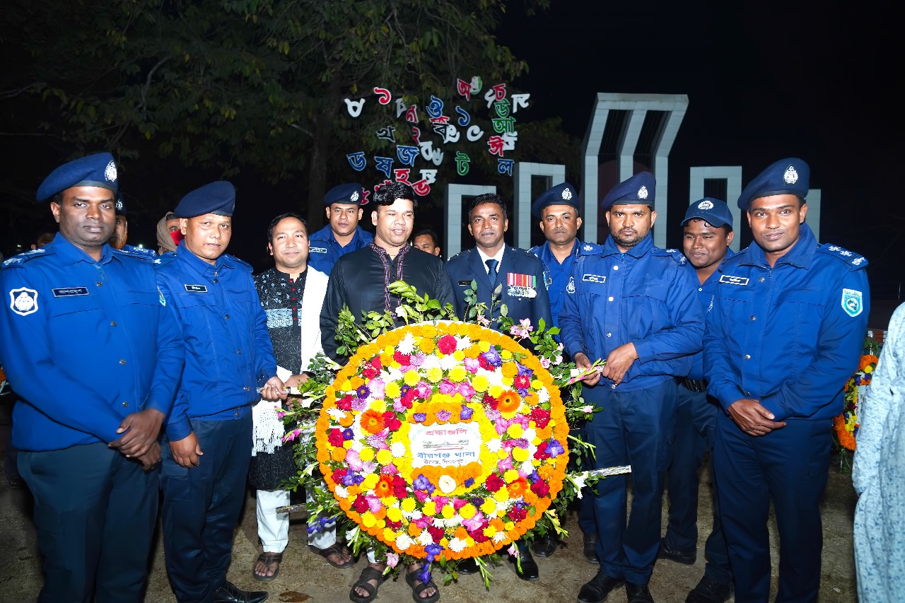 বীরগঞ্জে যথাযোগ্য মর্যাদায় অমর একুশে ফেব্রুয়ারি ও আন্তর্জাতিক মাতৃভাষা দিবস পালিত